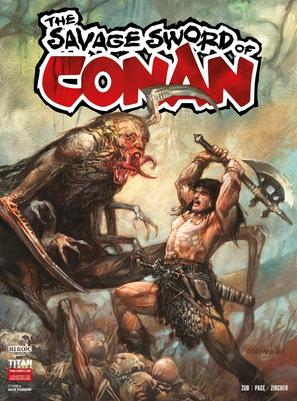 PaprbackWarrior's tweet image. New Review: I am covering some of the newer issues of THE SAVAGE SWORD OF CONAN, published by Titan Comics. Check out my take on the series' second issue here: paperbackwarrior.com/2026/04/conan-…. #books #booktok #bookstagram #conan #comics #graphicnovels #titancomics