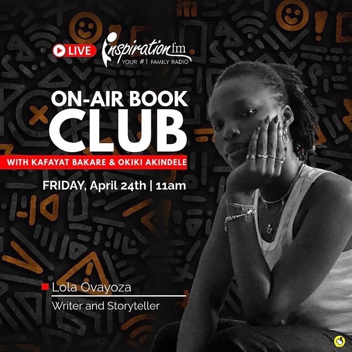 thelolajobi's tweet photo. Guess whattttttt????? 😭✨

I’ll be live on Inspiration FM tomorrow, talking about my latest release OUT OF SYNC.

Catch me at 11AM on 92.3 FM 📻💫

Don’t miss it! https://t.co/N1duExLgqH