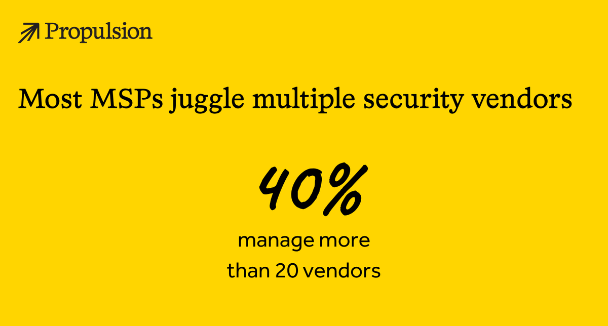 _PropulsionTech's tweet image. Most MSPs juggle multiple security vendors. That fragmentation creates blind spots, failed integrations, and higher costs. You can’t deliver next-gen outcomes on a patchwork stack. Our new whitepaper breaks it down:
propulsiontech.com/resources/whit…
#msp