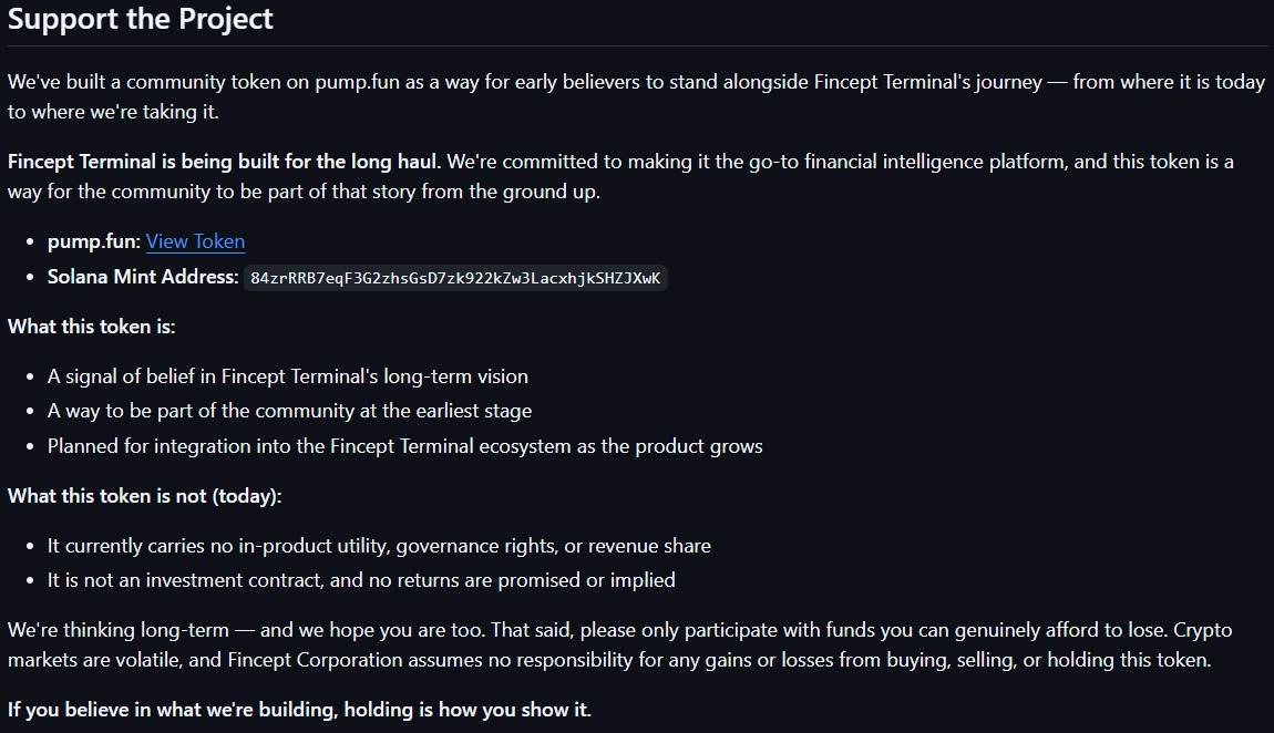 Fincept Corp tweet media