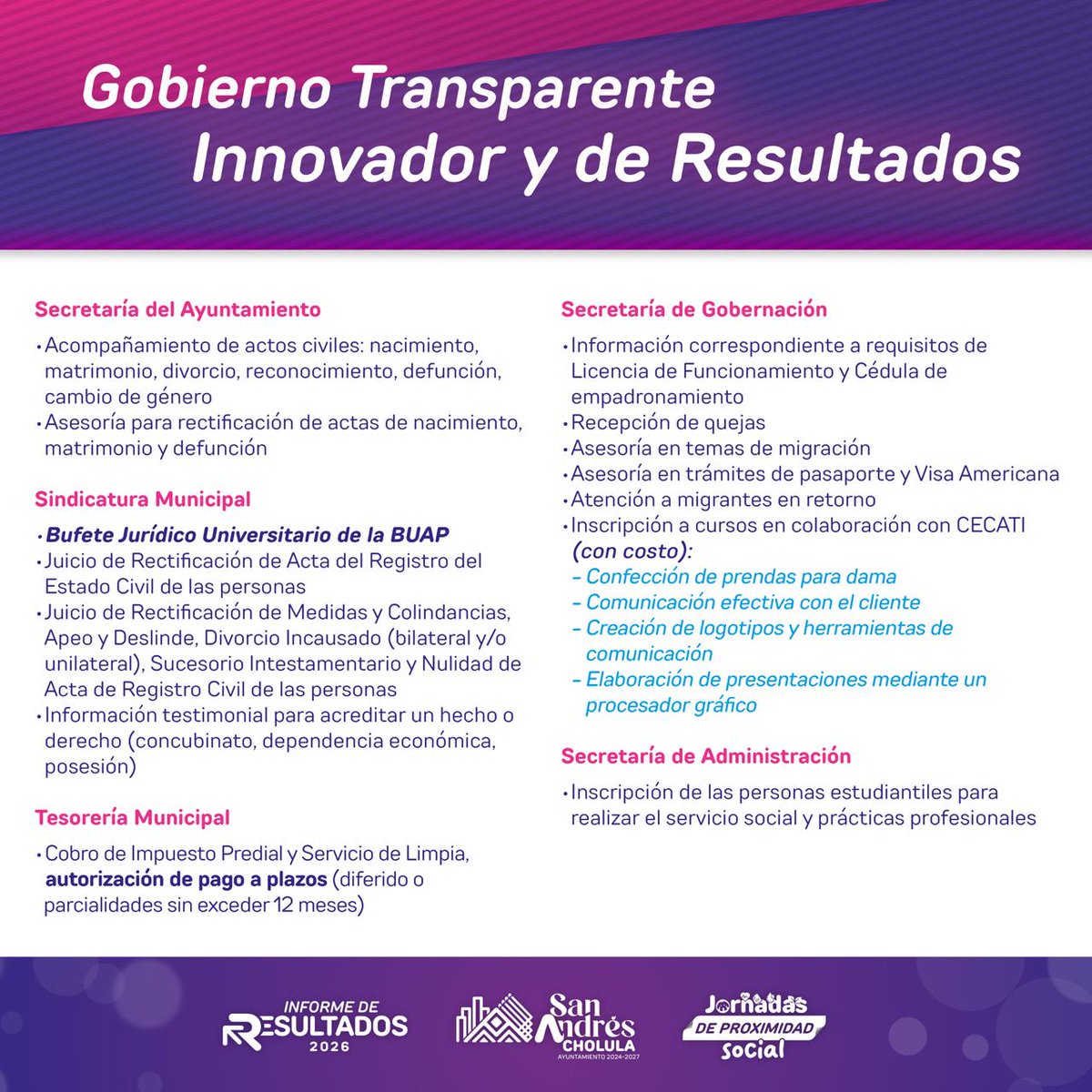 Ayuntamiento de San Andrés Cholula tweet media