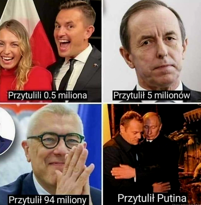 I takie... odpady moralne, mają nadal rzekome poparcie na poziomie 30 procent...?! 🤪
Coś wyjątkowo nieprawdopodobnego...