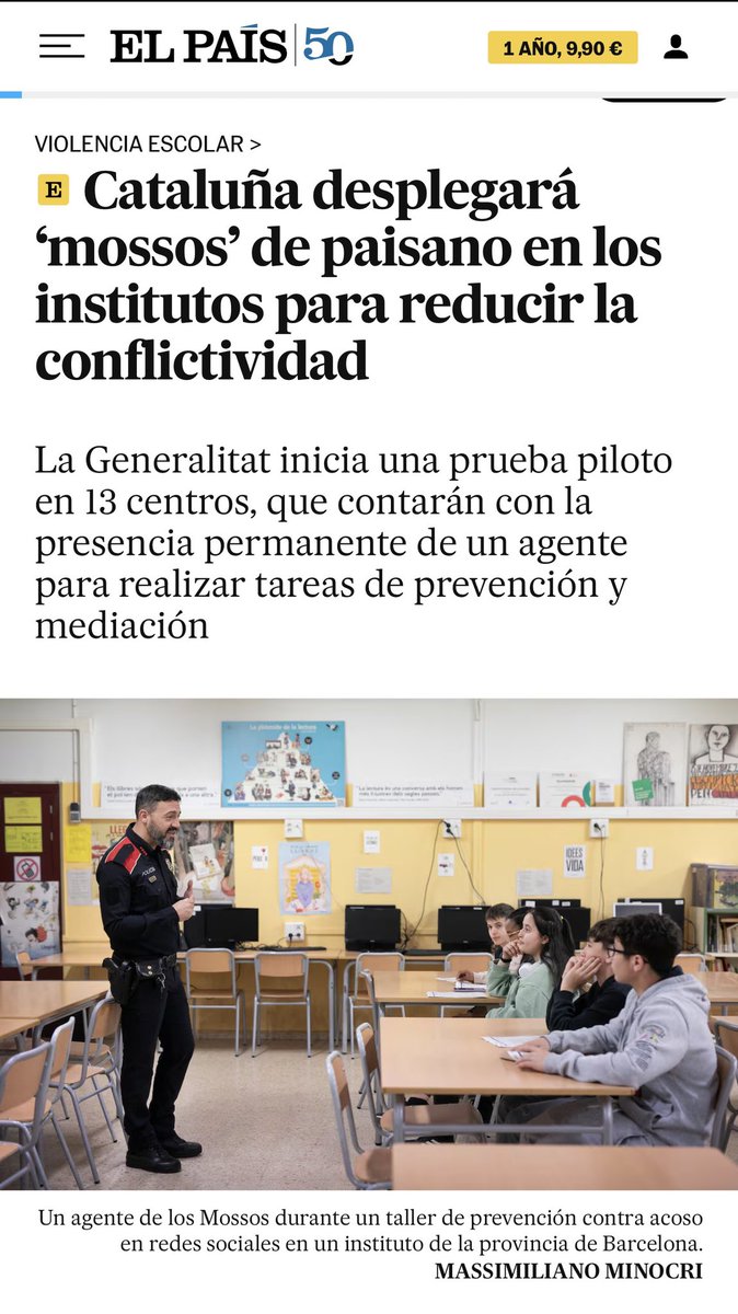 Trencats Asociación contra la violencia en escuela tweet media