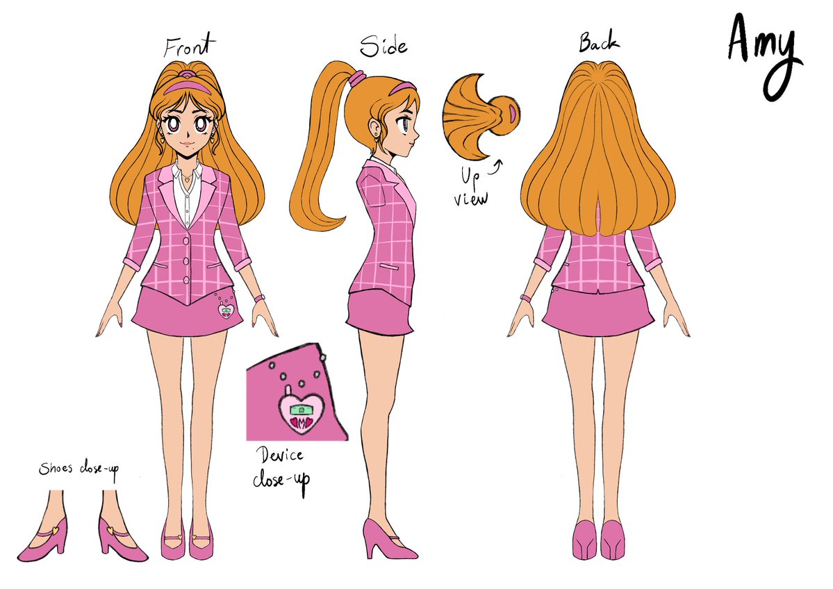 Concept art progress of Amy, our main character of the videogame SUPER ⭐ CHARGED MONDAINAI!! Un <a href="/mondainaistudio/">Mondainai Studio</a>
Part 2: colour concepts and iterations, final coloured design and model sheet ready for 3D modeling.
#conceptart #gameart #characterart #gamedev #indiedev #anime