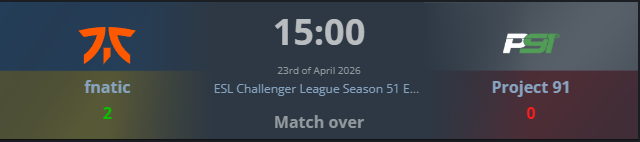 elemmcs's tweet photo. 0-2 na @FNATICCS2. mimo mojej slabej formy i tak jestem zadowolony z wystepu naszej druzyny:). po deszczu zawsze wychodzi slonce czy jakos tak??

gg @br4tkocs :) may we meet again on the server https://t.co/mp4YDiDiHy