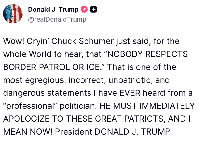 The White House tweet media