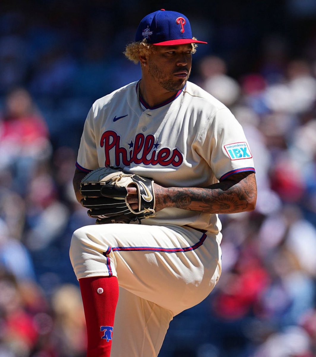 JustBB_Media's tweet photo. The Phillies have released Taijuan Walker, per @BNightengale

Walker has a 9.13 ERA in 22.2 IP this season, and is in the final year of a 4-year, $72 million contract. https://t.co/BYwb2mdBvt