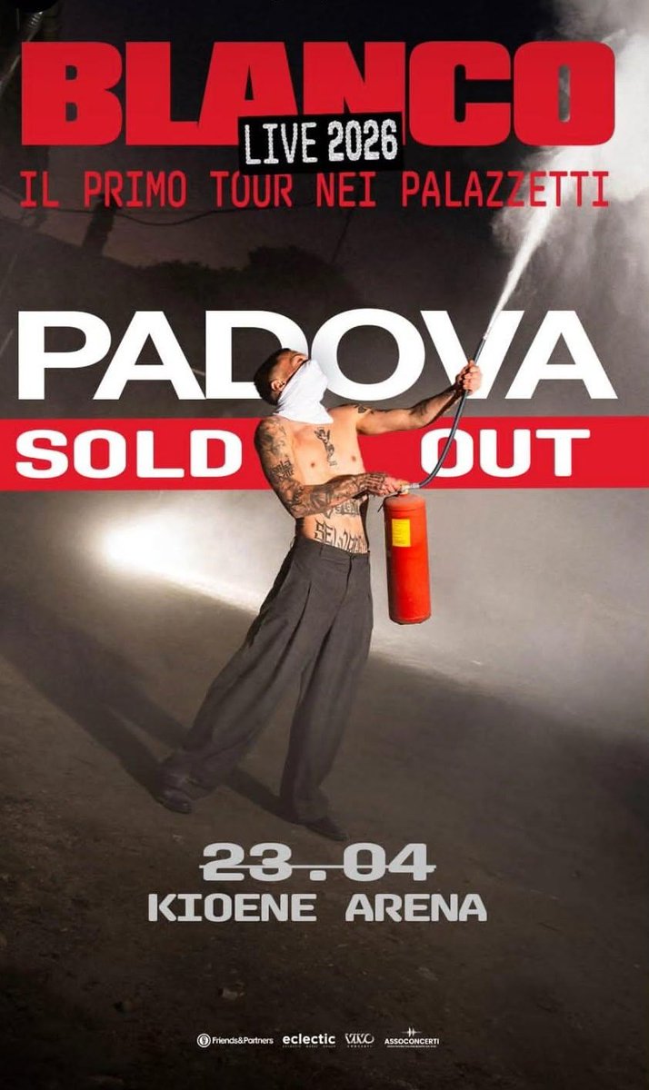 OgniRima's tweet image. Padova 🤍
Stasera 🔥
#Blanco #tour #livemusic