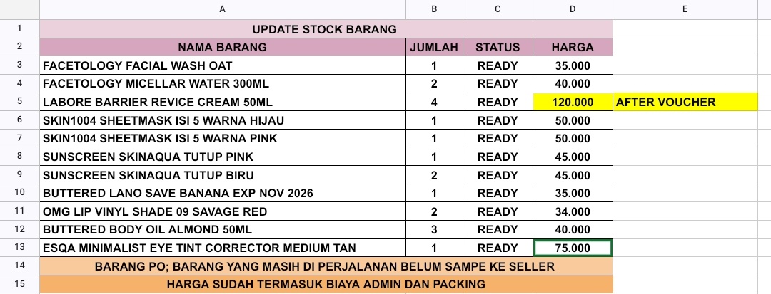 da| jual skincare makeup murah🤪🤍 tweet media