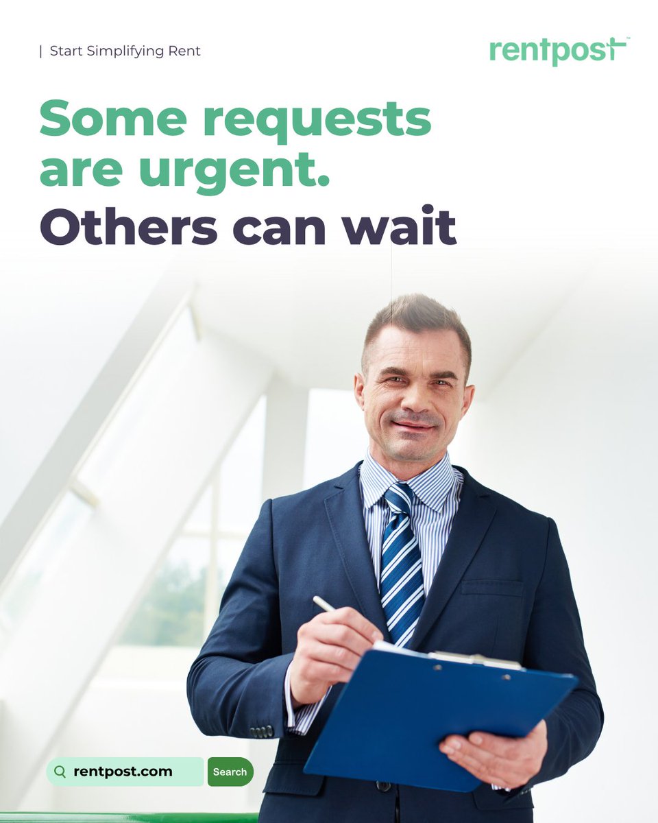 rentpost's tweet image. Maintenance isn’t about speed alone.

RentPost helps property managers organize tasks clearly.

Start simplifying rent.

#RentPost #PropertyManagement #MaintenanceManagement #FacilityManagement #PropTech #RealEstateTech #TaskManagement #PreventiveMaintenance