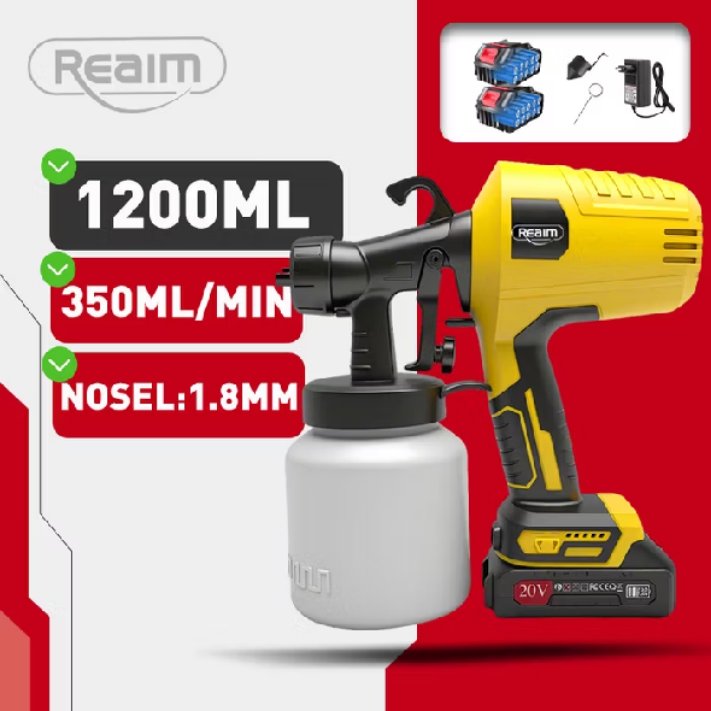 sabilislow's tweet photo. Cek Reaim Spraygun Cat Semprot Baterai 1200ML Spray Gun Spraygun Cat Semprot Listrik dengan harga Rp257.000. Dapatkan di Shopee sekarang! https://t.co/BX7R3TgY9t https://t.co/yWLZcoeHhh