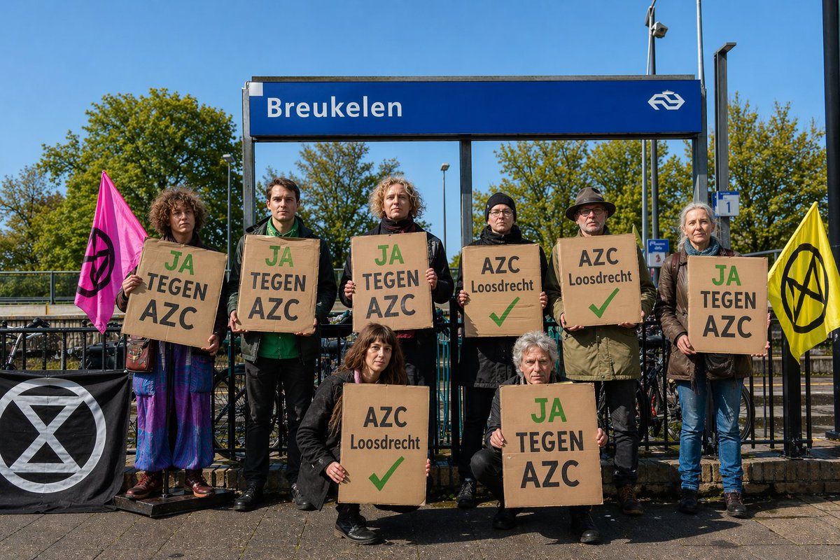 Eevster18's tweet image. Loosdrecht we zijn bijna in je. 
#Loosdrecht #XR #extinctionrebellion