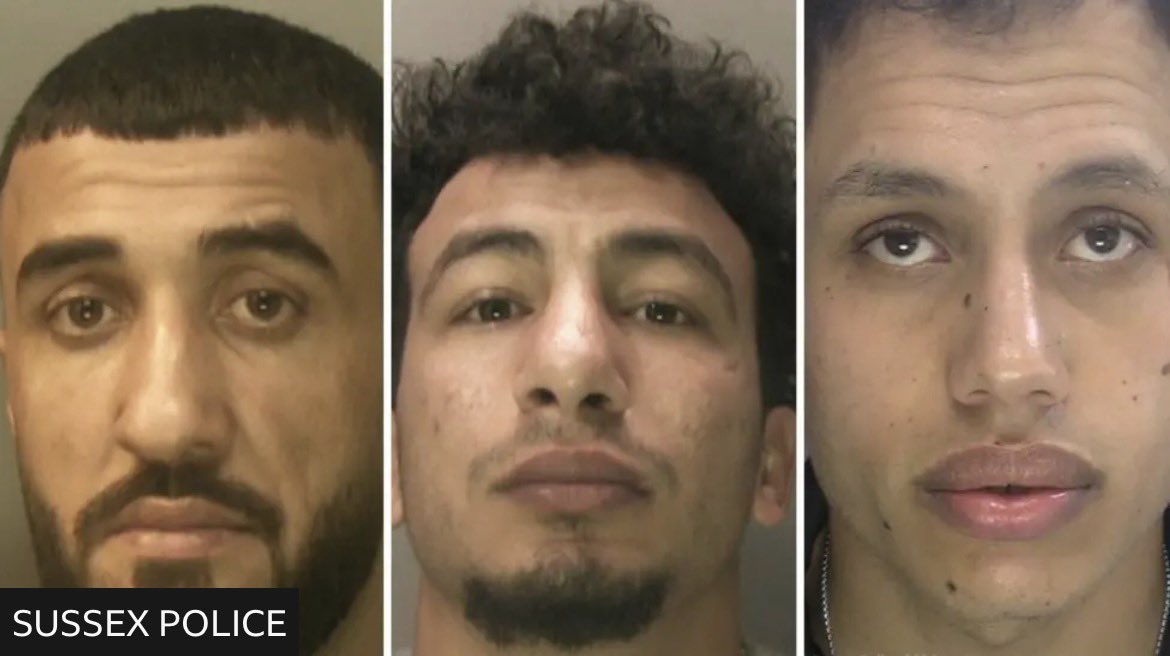 ReformDaily_'s tweet image. 🚨 Three asylum seekers guilty of “callous” Brighton beach rape 

How many more incidents go unreported??

bbc.co.uk/news/articles/…

Images show one laughing as he leaves court

“This is why we must detain &amp;amp; deport” ⬇️blasts Richard Tice 

#UKPolitics #Immigration