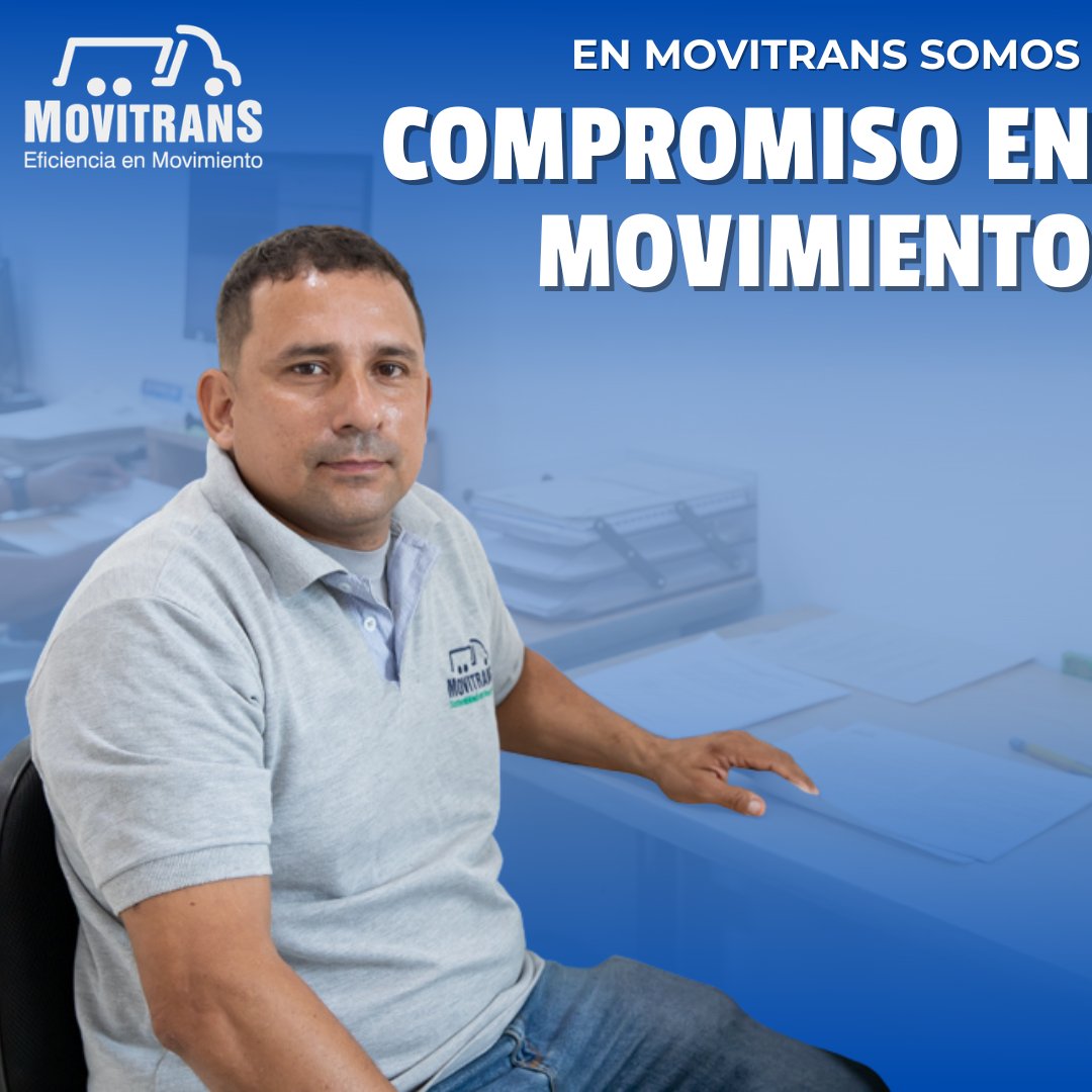 AMovitrans's tweet photo. En Movitrans somos compromiso en movimiento.

Trabajamos con responsabilidad hacia nuestros clientes, colaboradores y el entorno, construyendo confianza en cada recorrido.

#Movitrans #Compromiso #Servicio #Sostenibilidad https://t.co/vqahfSRAHe