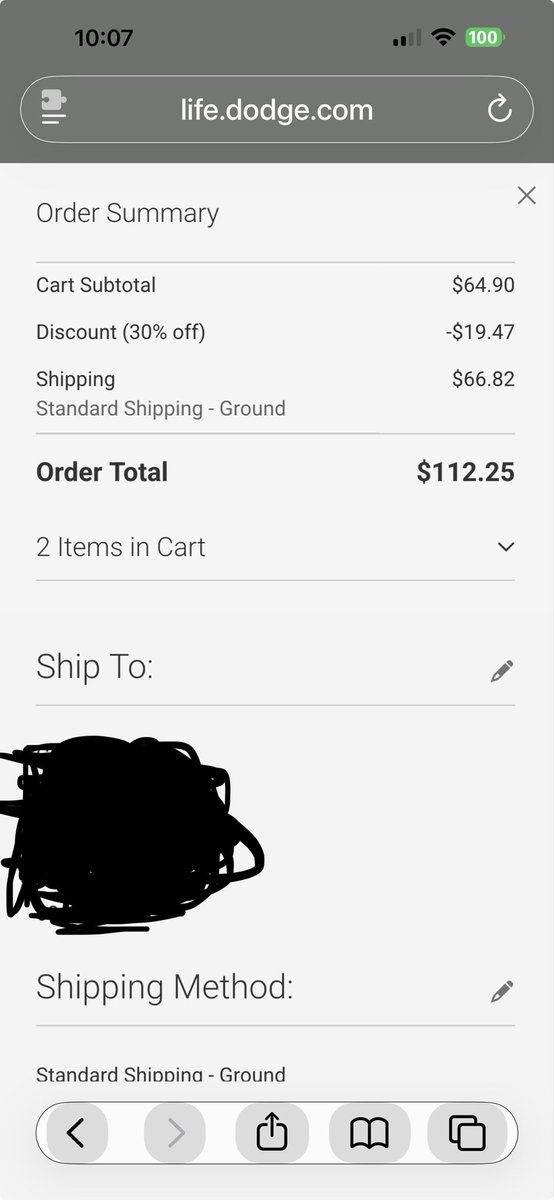 redhed100's tweet photo. @Dodge - PLEASE FIX THIS! I would have bought several shirts by now.  How can anyone justify 66 dollar shipping for 2 tshirts?  That is insane - the shipping costs more than the shirts!!!  🤬🤬🤬🤬🤬 I don’t live in Antarctica. https://t.co/n3b3aNbEPG