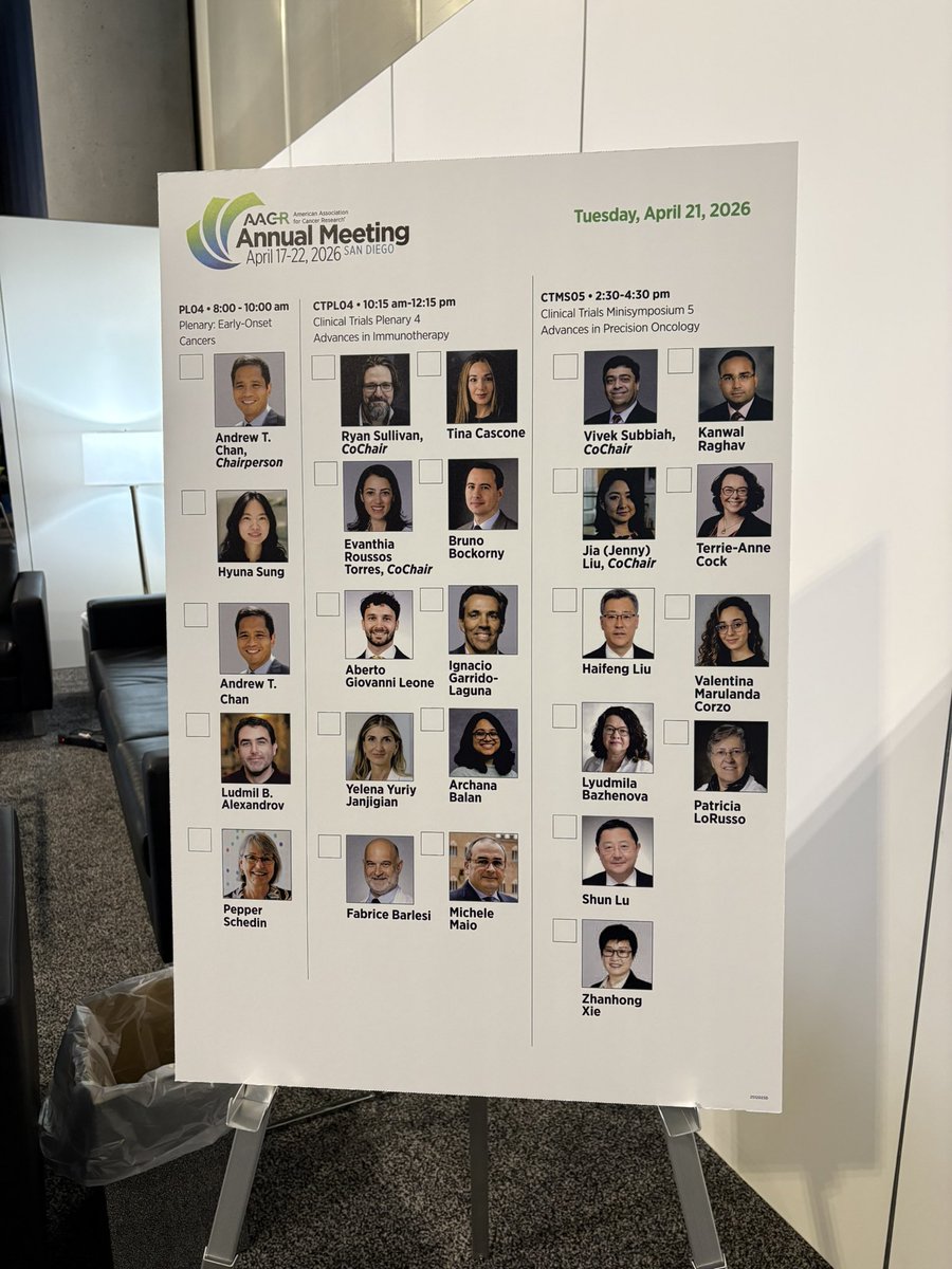 vmarulandac10's tweet photo. Taking over the plenary hall at #AACR26 to present our phase I study of PSMA-targeted antibody + alpha emitter ☢️🩻🧬

Grateful for the mentorship and trust of @DrScottTagawa and Dr. Joseph Osborne

@MolecularWCM @WCM_MeyerCancer @WeillCornell @WCMGUcancer @WCMRadiology @AACR https://t.co/J99GYxrV1V