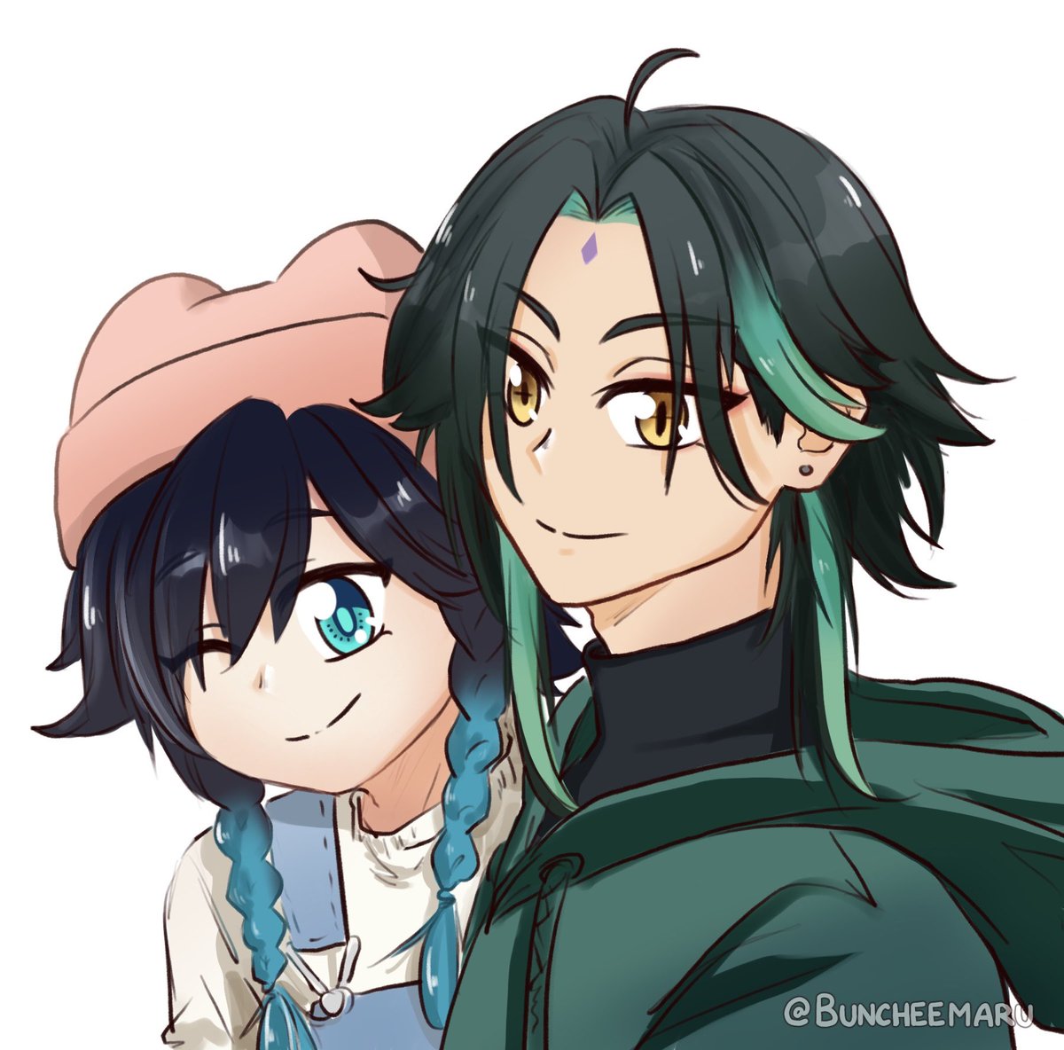 buncheemaru's tweet photo. Late Xiao Birthday fanart 😅
Happy birthday Xiao! 
#xiao #venti #xiaoven #genshinimpact #genshin #fanartㅤㅤㅤㅤ https://t.co/GDaG3bHEJE