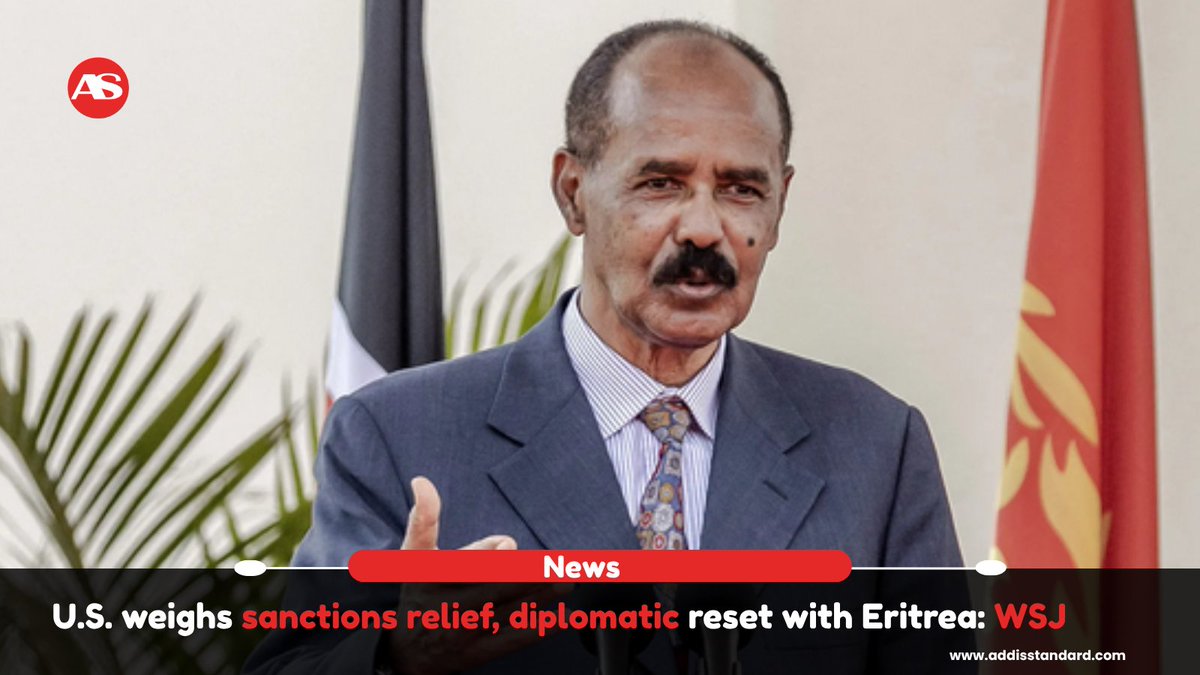 addisstandard's tweet image. News: #US weighs sanctions relief, diplomatic reset with #Eritrea: WSJ

Citing current and former officials, the report said the initiative, still under review, aims to reopen high-level diplomatic channels with the long-isolated state, which controls more than 1,120 kms of
