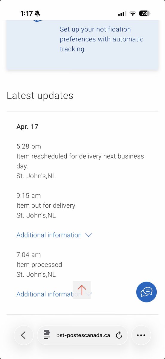 GerryClements's tweet photo. @canadaposthelps @KimKim6227 I have a package out for delivery since the 15th 🤣 https://t.co/EietGo3A6P