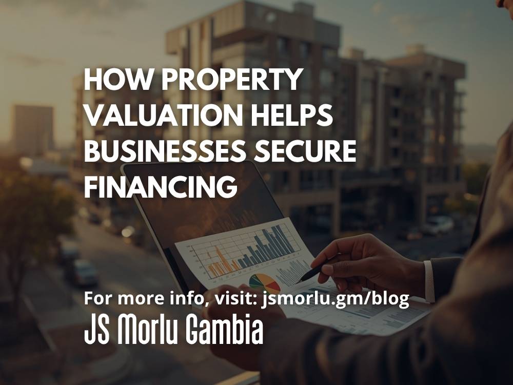 jsmorlugambia's tweet image. Property valuation strengthens financing by giving lenders clear, reliable asset value. For businesses in The Gambia, it builds confidence, reduces risk, and supports stronger loan applications. 
jsmorlu.gm/blog/property-…

#PropertyValuation #BusinessFinancing #SMEGambia