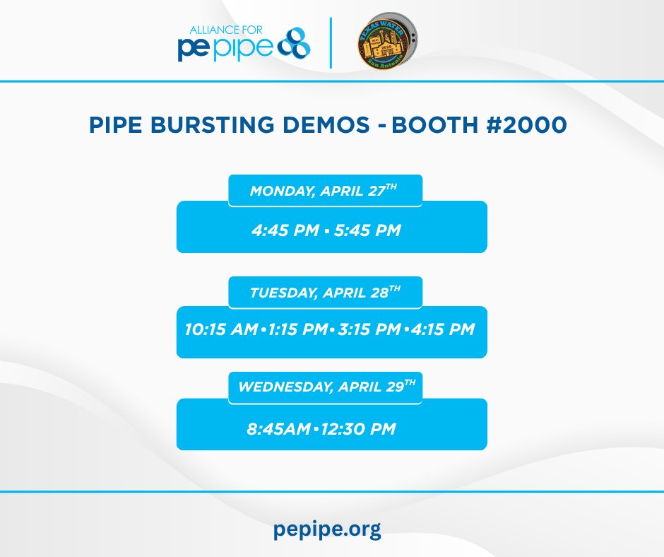 Alliance for PE Pipe tweet media