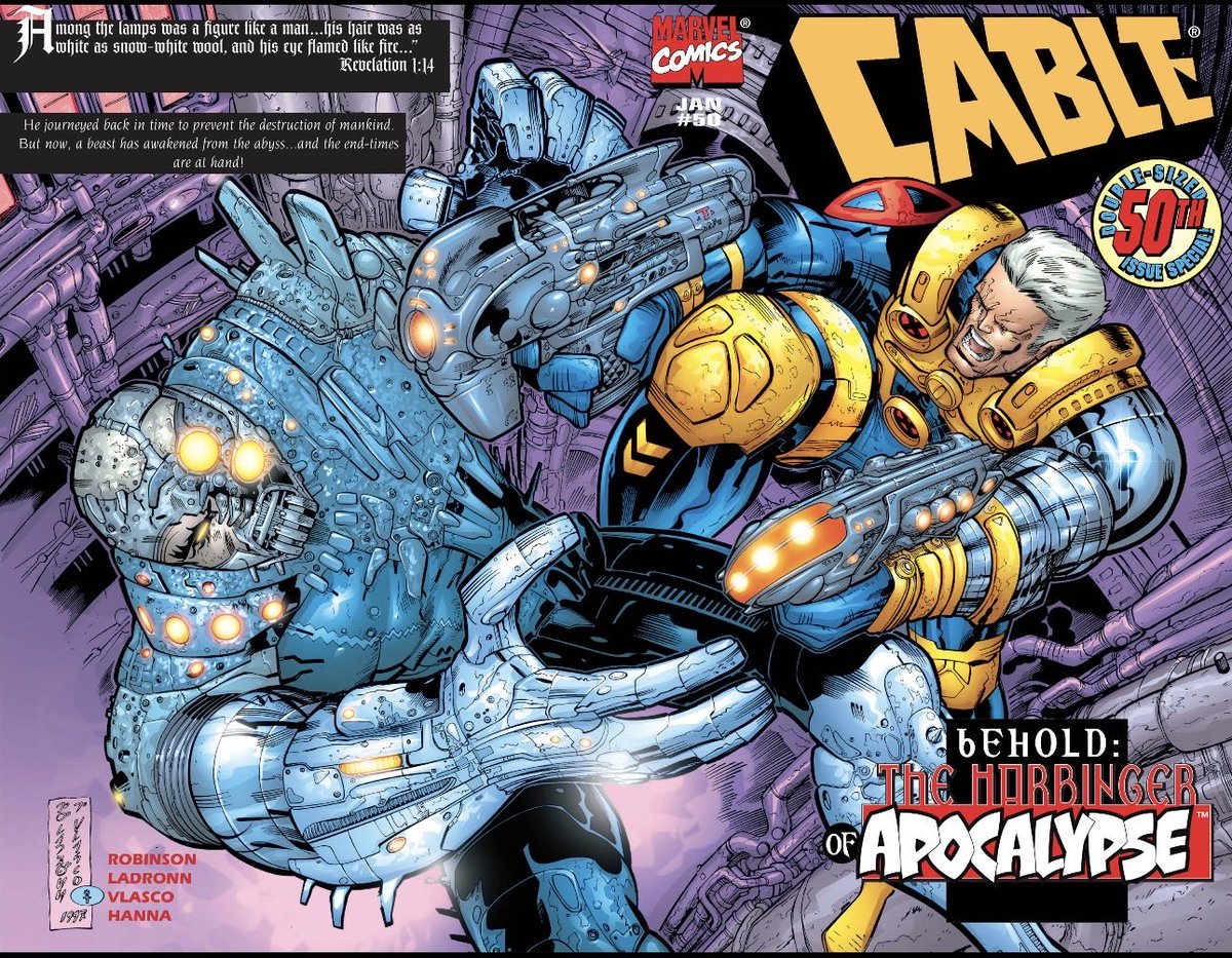 Daily_Cable's tweet image. Killer wraparound cover by Ladronn on Cable #50. I love his work. 

#Cable #marvel #marvelcomics #art #comics #90scomics #90smarvel #90sxmen #comicart #xmen #xforce #mutants #90s #dailyCable #Cableaday