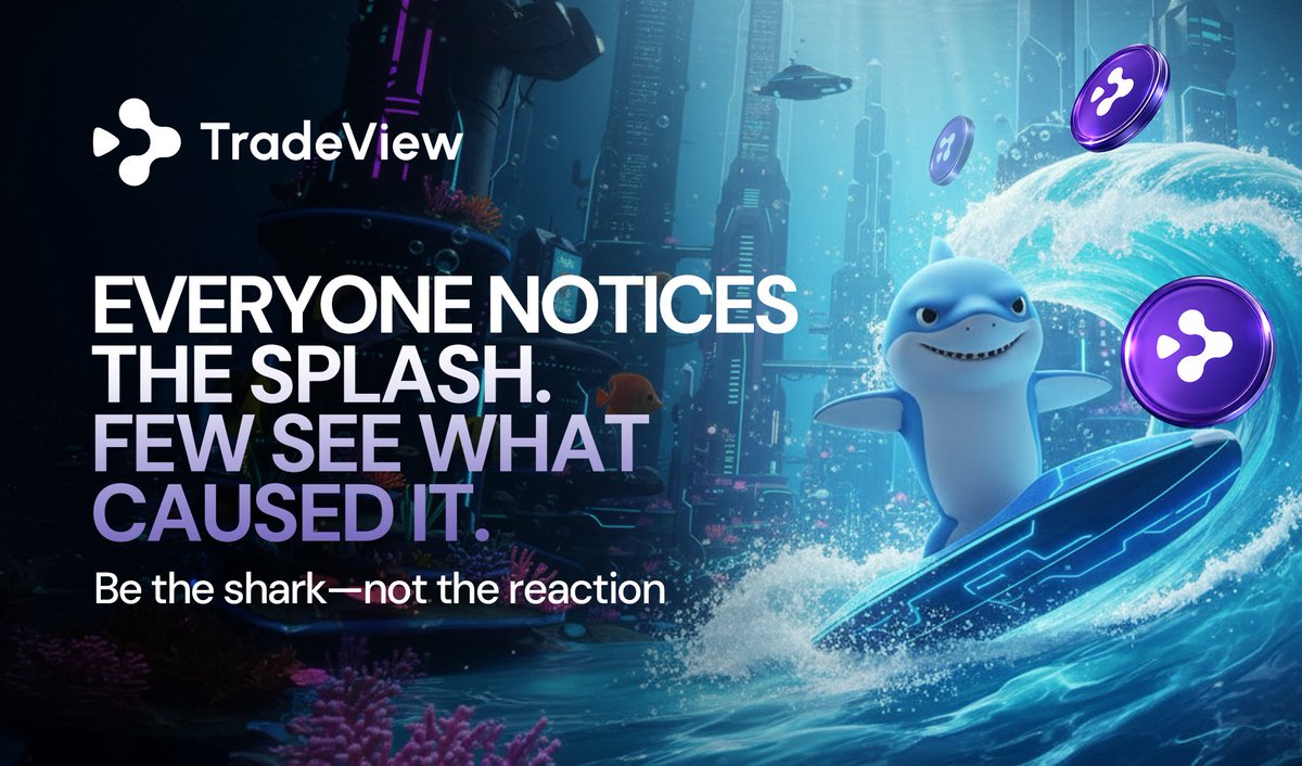 TradeViewX's tweet image. Most people approach markets the same way.

They wait for everyone else to validate the move.

By the time that happens,
the opportunity has already shifted.

🌐 Dive in: tradeview.com

#DeFi #DEX #CryptoTrading #LiveTrading #PerpsWillBeTelevised #Presale