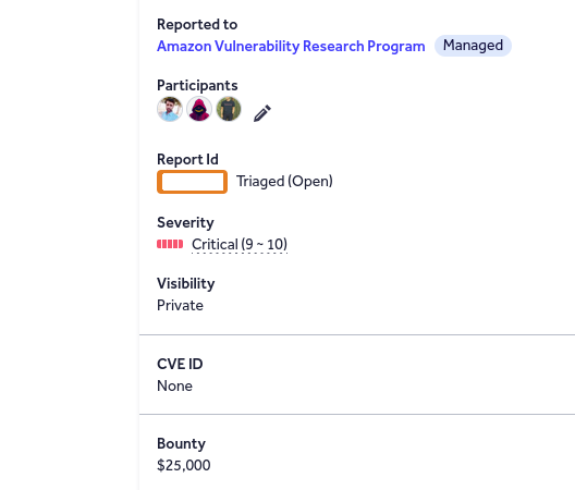 Ganofins's tweet photo. Got the max

#bugbounty https://t.co/qLxcYQL9nl