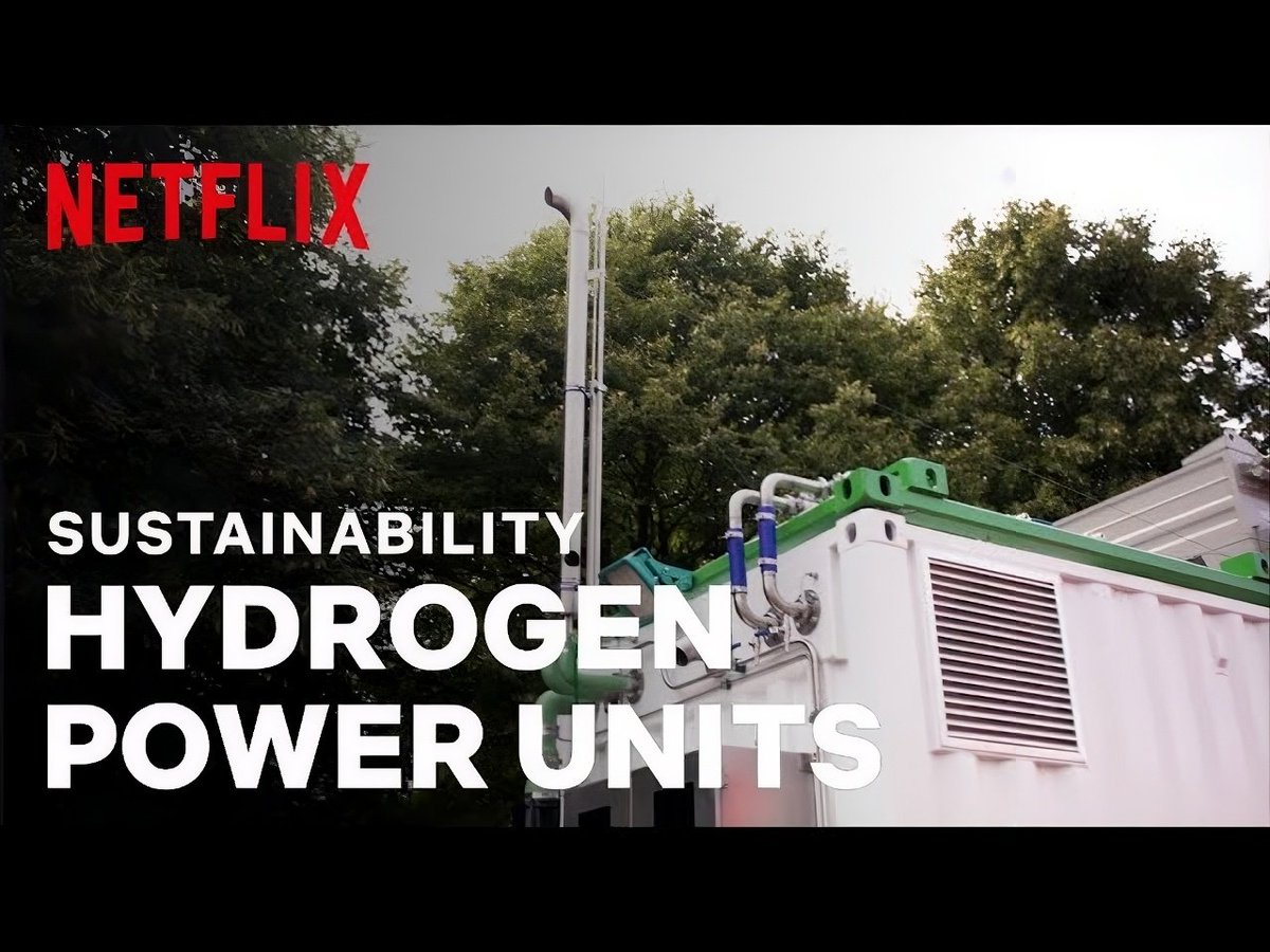 fuelcellsworks's tweet image. .@netflix  scales #hydrogen on film sets, replacing diesel generators worldwide. “The Diplomat” runs 3 seasons on H2, while APEX and others cut diesel use by up to 75%. Real results, real impact.

#Hydrogen #CleanEnergy #EnergyTransition

fcw.sh/YqHusx