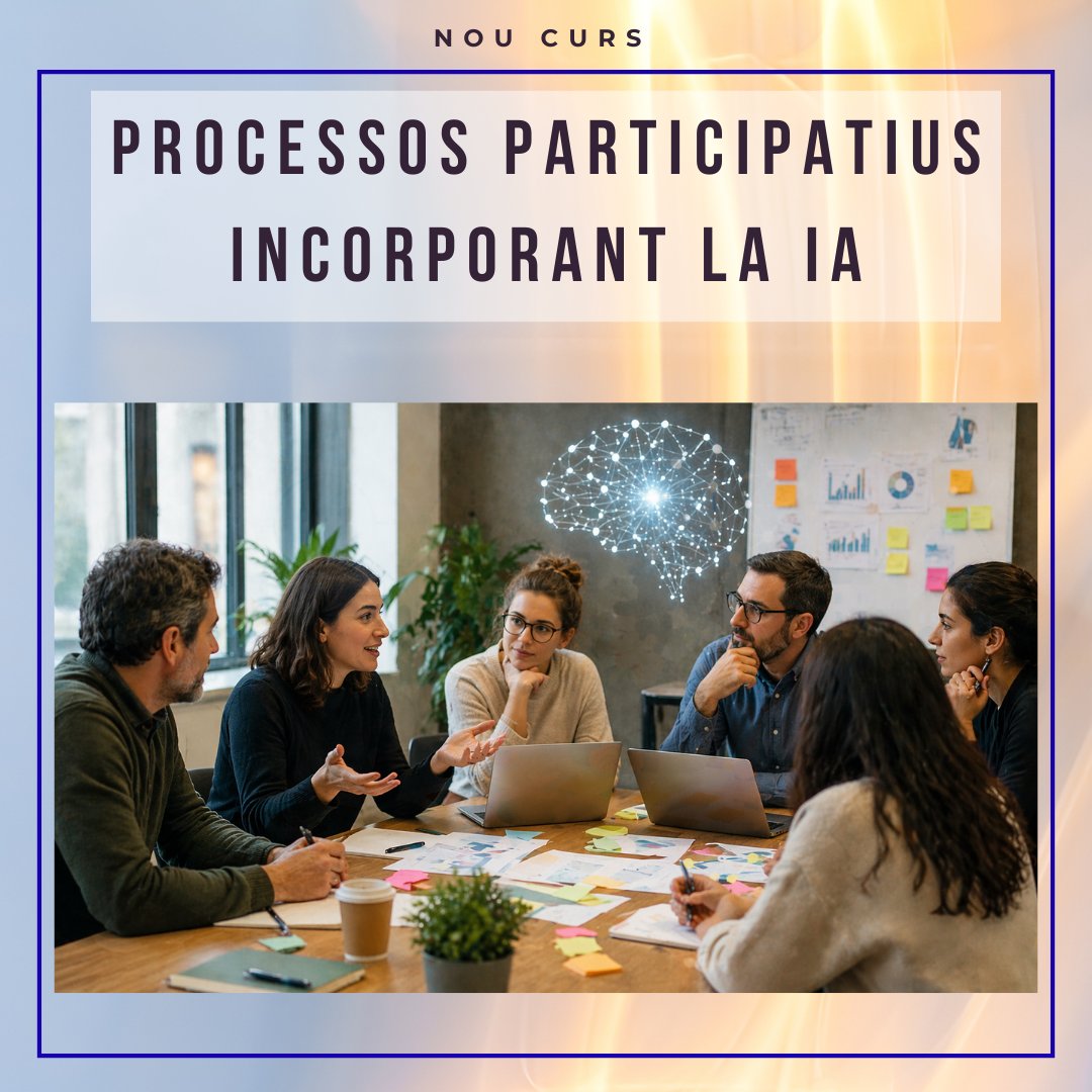 ColpisCat's tweet photo. 📣Nou curs! Processos participatius incorporant la IA 
🧑‍🏫Amb @danielneopolis 
🗓️15, 22 i 29 de juny 🕔De 17 a 20 h
💻En línia
➡️Més informació i inscripcions: https://t.co/EKLL9WB30y https://t.co/7FAydaDZRp
