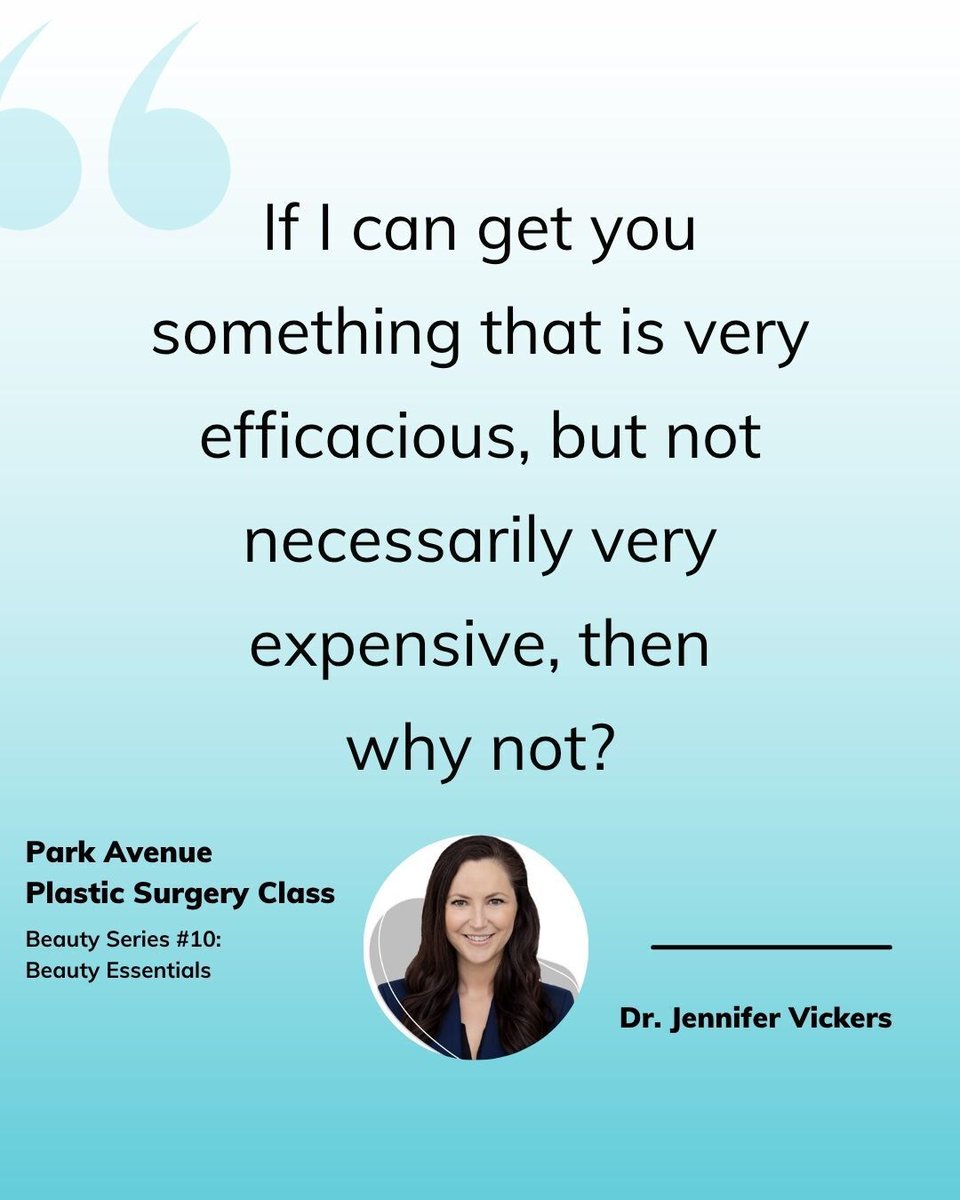 drbassnyc's tweet image. Your dermatologist isn't trying to upsell you. 

Dr. Vickers' whole philosophy is finding what works without breaking the bank, and she backs it up with real science. 

If it's effective and affordable, that's a win.

parkavenueplasticsurgeryclass.com/beauty-series-… 

#dermatologist #skincareroutine #ret
