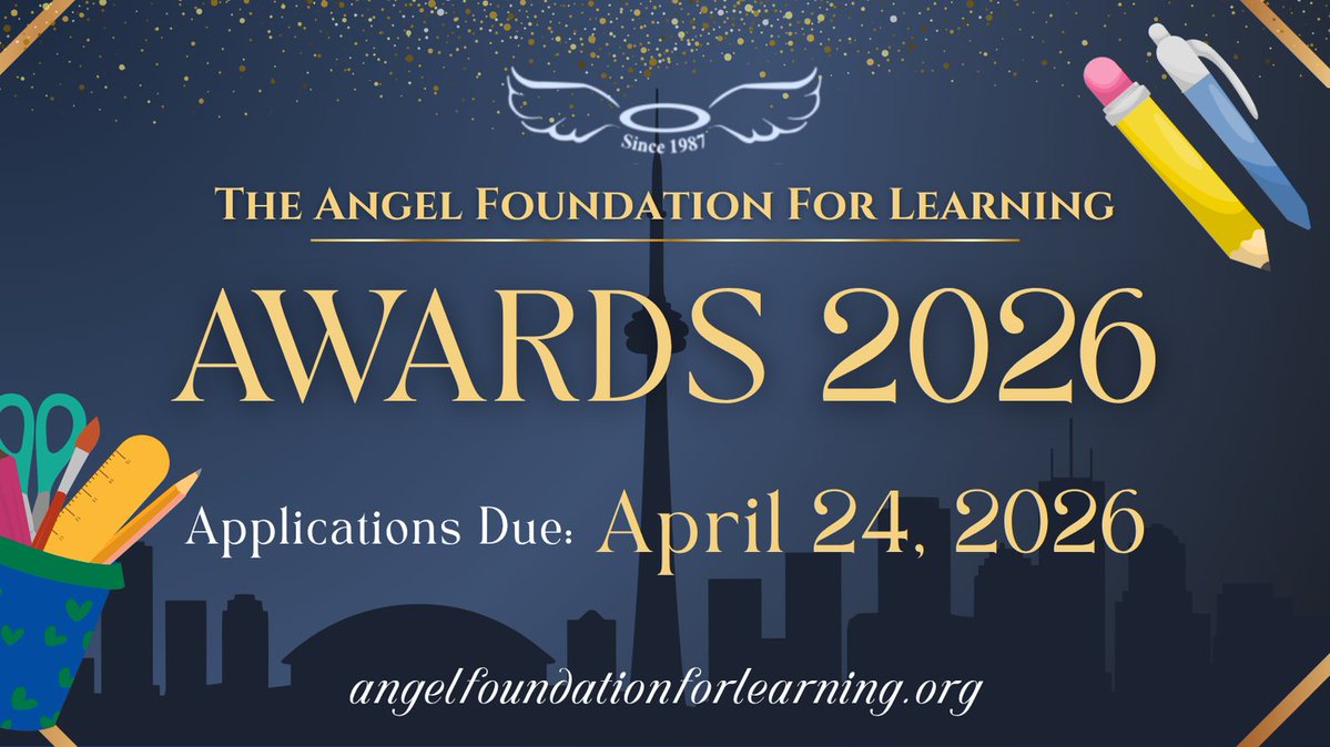 AFLToronto's tweet image. This is your last chance 👀 3 awards are being given away to #TCDSB schools. You don't want to miss out! Submit your application today 😇

angelfoundationforlearning.org/bursaries-and-…