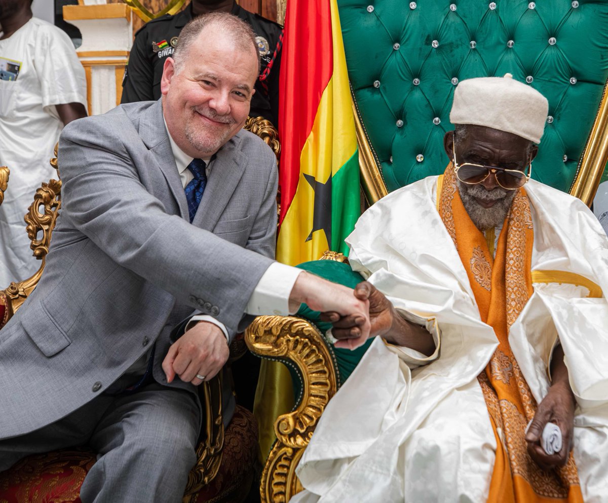 Best wishes to the National Chief Imam Sheikh Sharubutu on his 107th birthday! His commitment to interfaith harmony, tolerance, and mediation continues to inspire. The United States stands with Ghana in promoting religious freedom and peaceful coexistence. #USinGhana