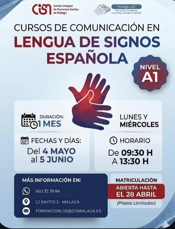 Lengua de Signos Española LSE en Málaga tweet media