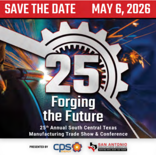 texastrade's tweet photo. 🔔12 days until the 25th Annual South Central Texas Manufacturing Trade Show &amp; Conference!

A chance to learn from industry experts, network with fellow professionals, and showcase your business.🌟

Visit https://t.co/FmM2iYoZAP to learn more!

#SAMATradeShow https://t.co/d9wEoYhYZT