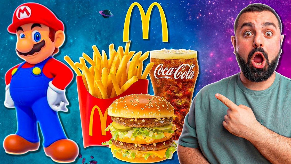 JdemeZrat's tweet photo. MARIO Menu a ZLATÁ MINCE v McDonald’s! https://t.co/beurNp1v9d prostřednictvím @YouTube https://t.co/pPxRSsTM1C