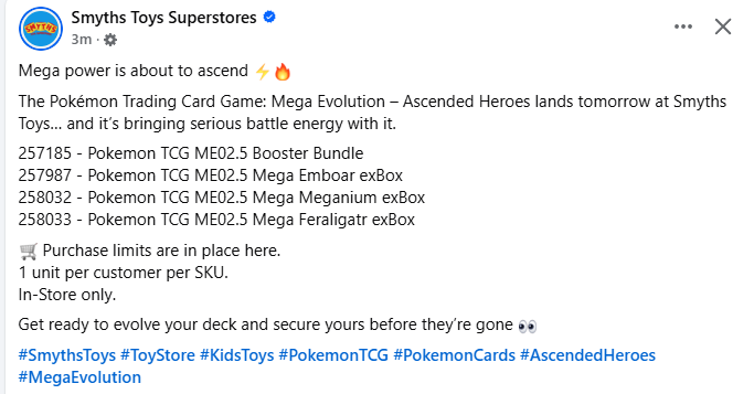Pokemon UK PBST - Restock Alerts & News tweet media