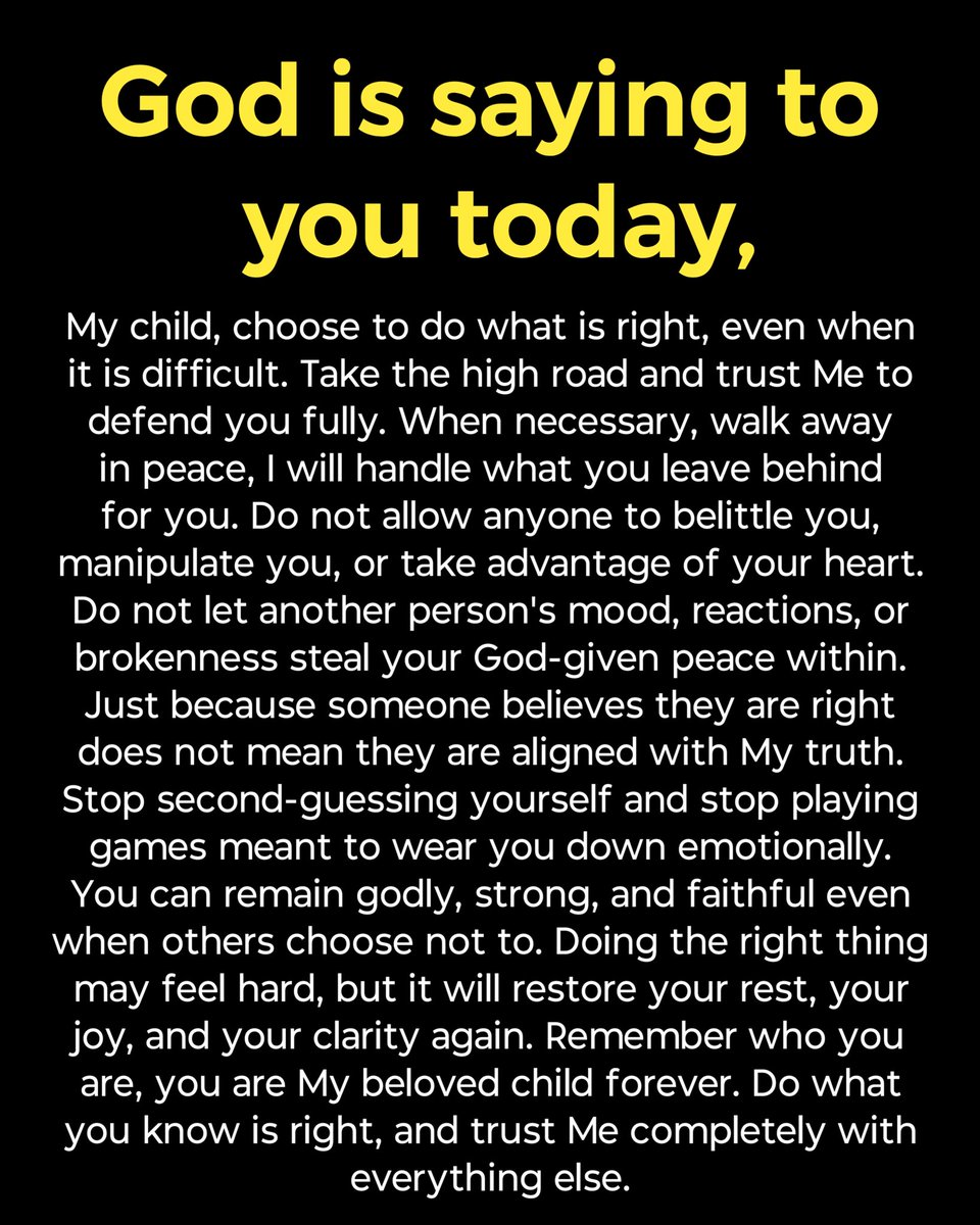 Gods_Willz's tweet image. God Said: Take The High Road… I’ll Handle The Rest ✝️😳
#godmessage #motivation #Godblessings  #thursdaymotivation #TrustGod #Amen #faith #Godswillz