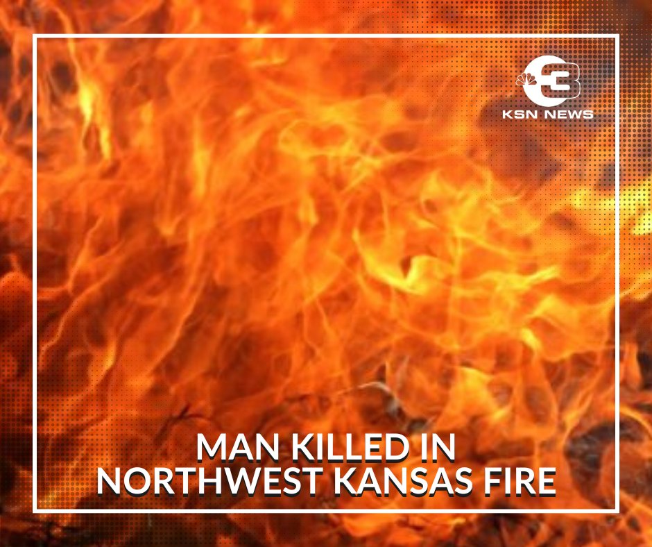KSNNews's tweet image. A man pulled from a burning house in northwest #Kansas died the next day from his injuries.

Read more: ksn.com/news/state-reg…