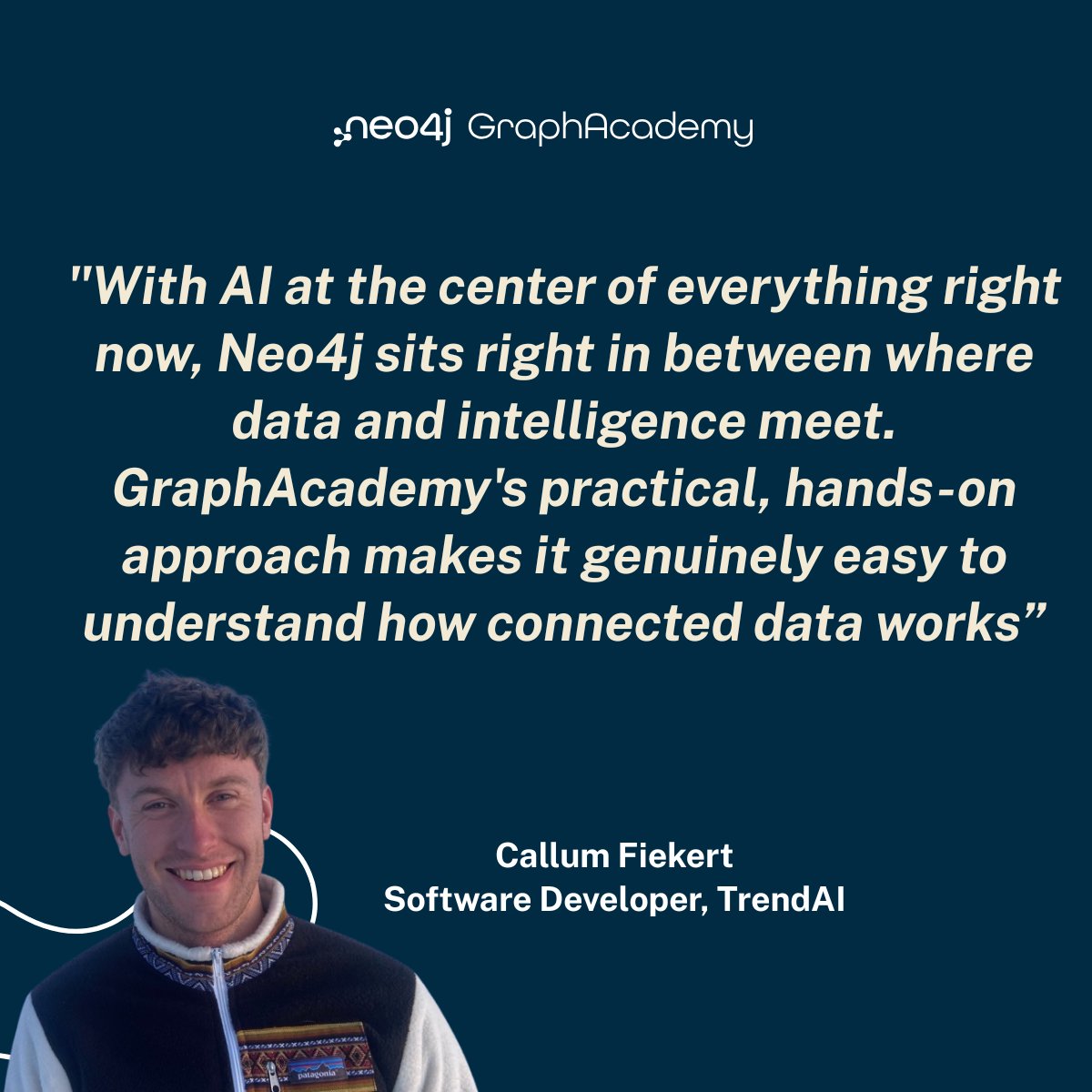 neo4j's tweet photo. We are always updating our #GraphAcademy courses to keep up with to pace in the AI era.
Our latest course? “Context Graphs: Agent Memory with #Neo4j”
Learn how to build #AIAgents with persistent, explainable memory using the neo4j-agent-memory library, so your agents don’t just respond, they learn and improve over time.
Great to see feedback like this from our #GraphAcademy learners 😍 (Thank you, Callum Fiekert!)
Join the 200k learners! GraphAcademy is free and self-paced 🚀 https://t.co/lwdhED0u23