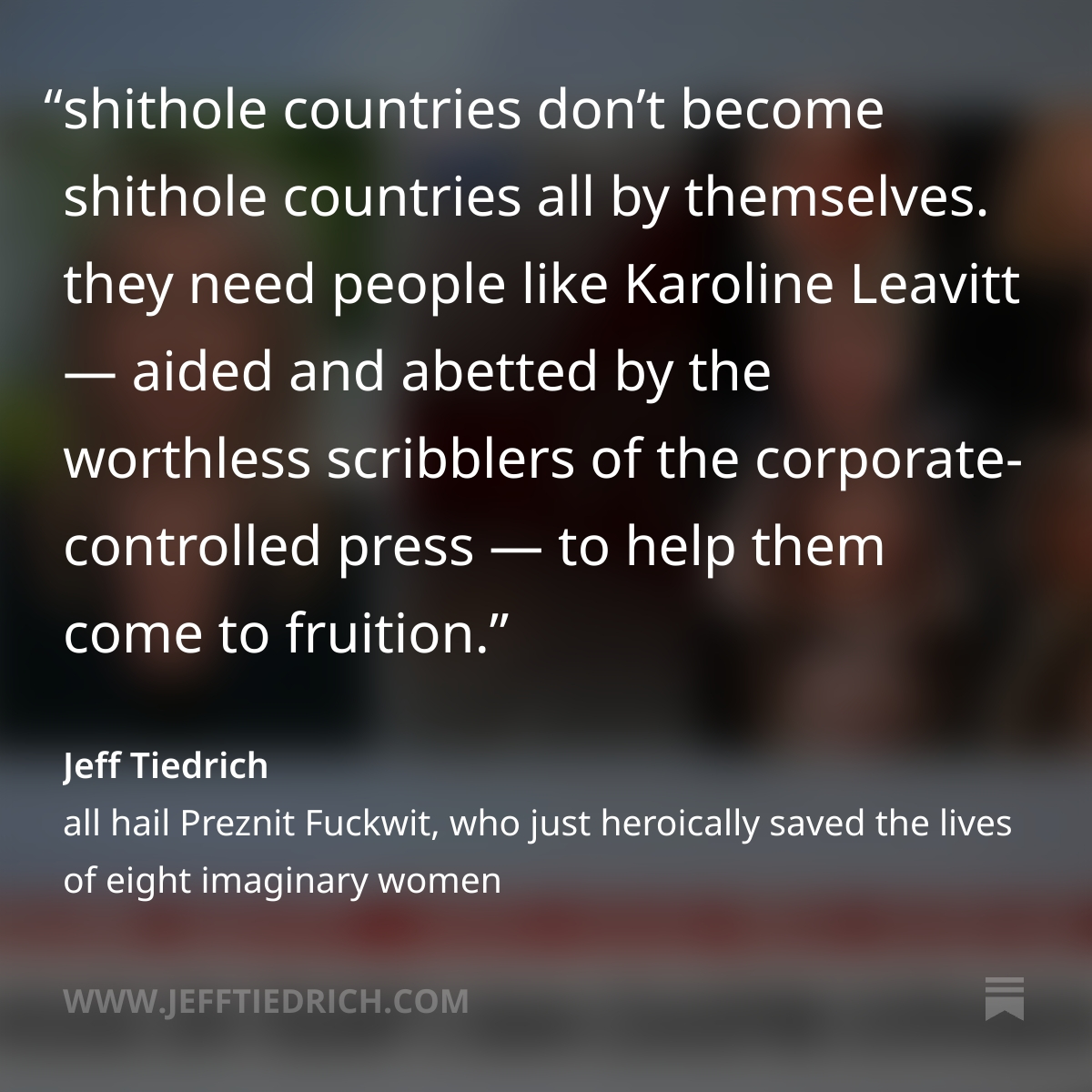 Jeff Tiedrich tweet media