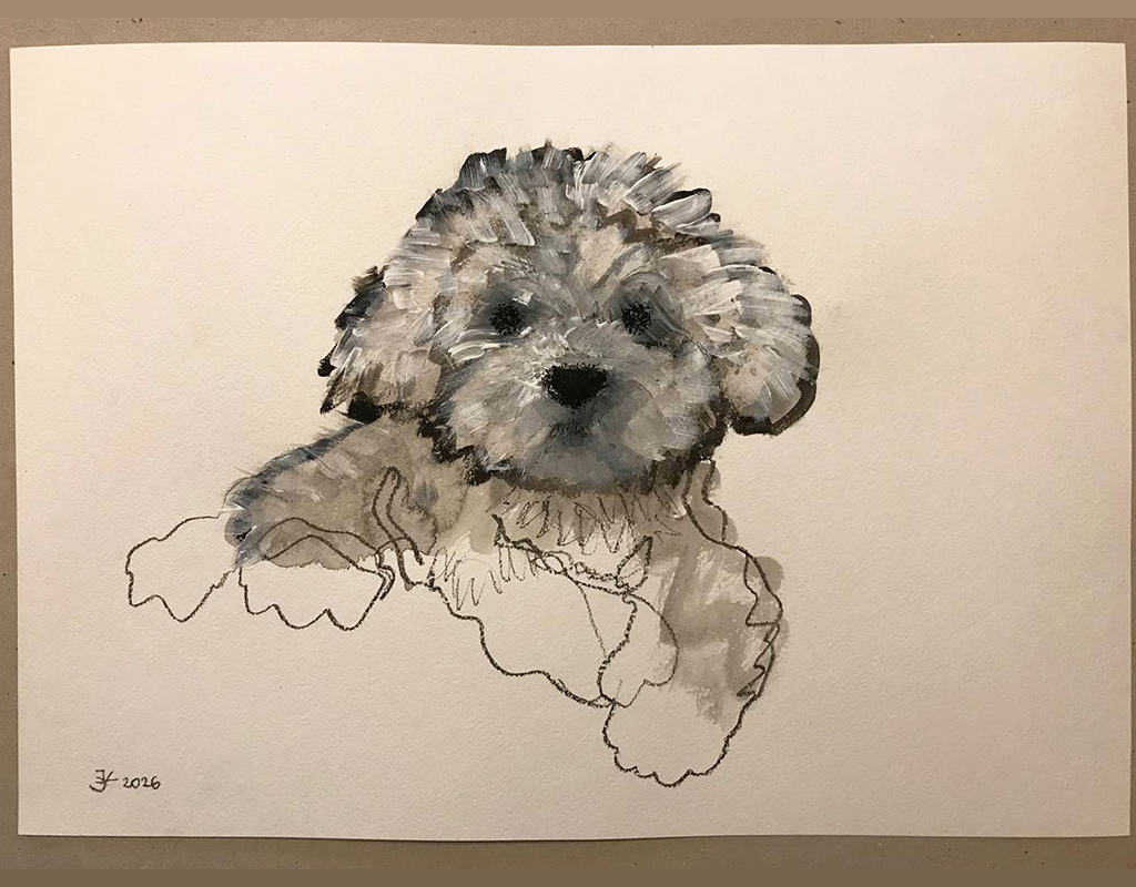 ZatiakA's tweet image. This painting available here: saatchiart.com/art/Painting-M… #maltese #maltesedog #dogart