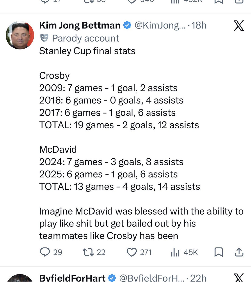 SebastianPerna9's tweet photo. @AnthonyGio66 @crosbyhistory87 pat maroon also has 3 stanley cups https://t.co/2iGQkDGrVW