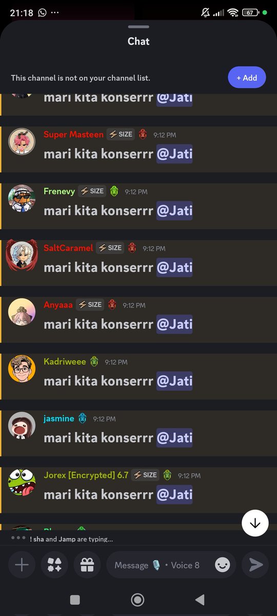 Jati x SIZE tweet media