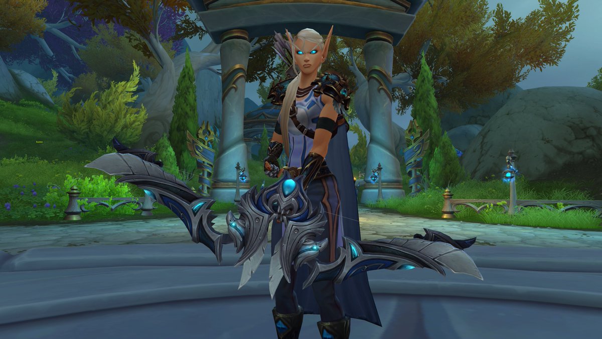 Azsharion127968's tweet image. The Best High Elven BOW in the GAME! 💙 You can’t change my mind. 
#wow #worldofwarcraft