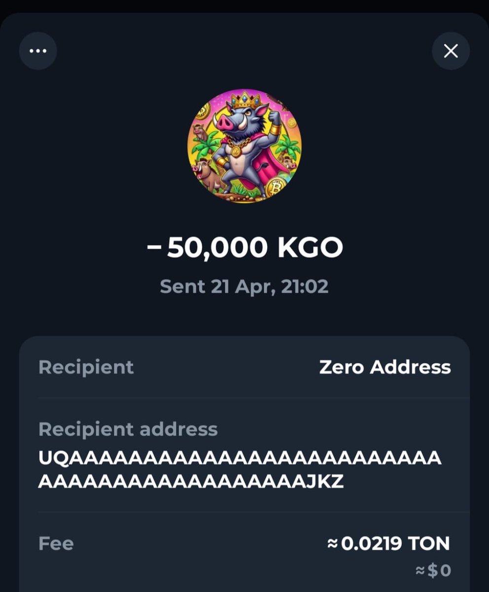 KasongoCoin's tweet photo. https://t.co/MEgdchsw0U
 9M+ $KGO BURNED 🔥  

I’ve never seen a crypto community willingly burn their own holdings for the growth of a project  but that’s exactly what $KGO believers are doing.  

That level of conviction is rare.  
The team and community are pushing together, showing real commitment to the future of $KGO
Strong community. Strong belief. 

 stay tuned for this week’s AMA on Telegram  more updates and discussions coming soon 🔥
https://t.co/giALPtIO4j