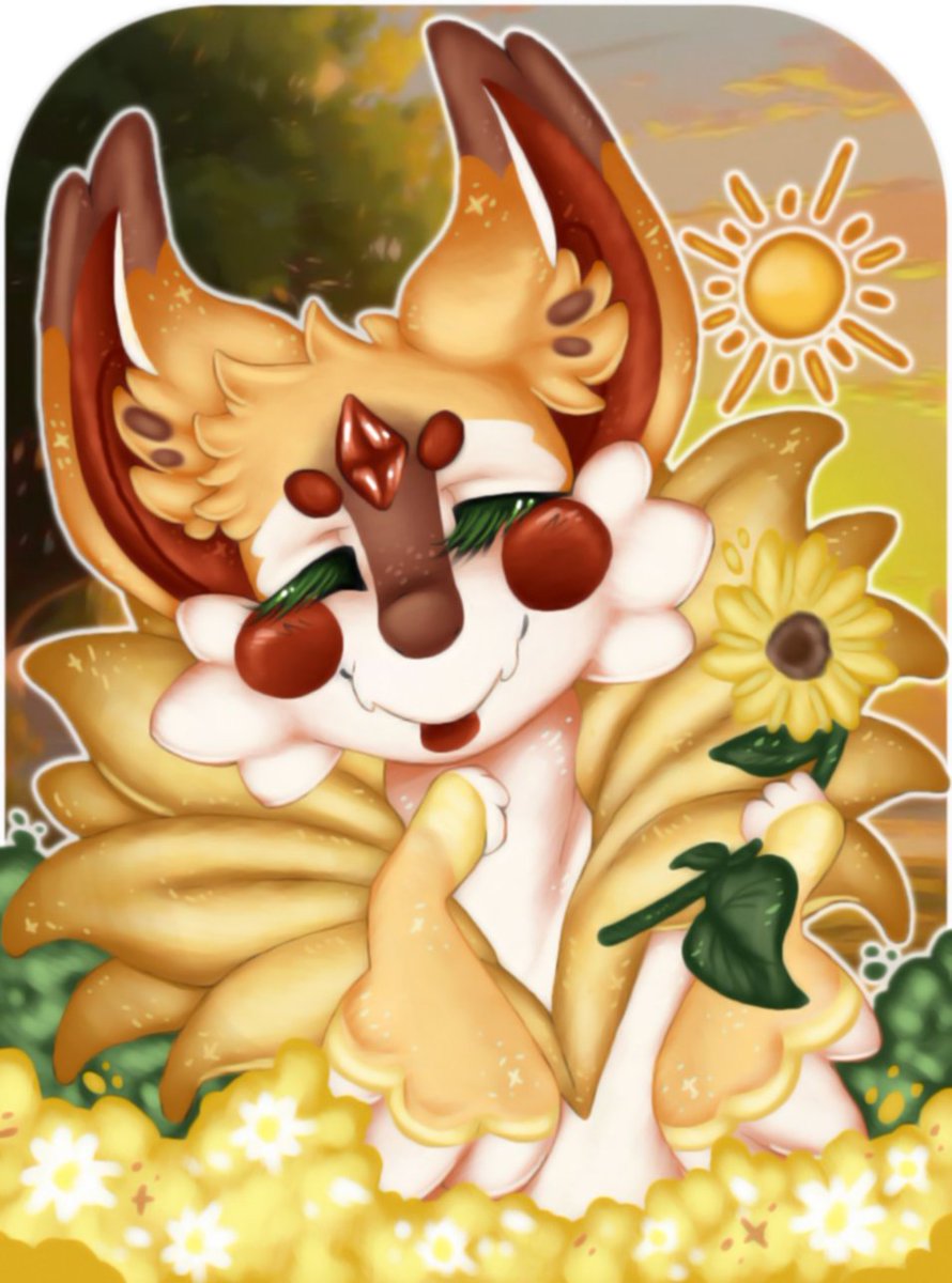 MyraAmore's tweet photo. another sweet Dreamy to share today (* `꒳´ *)!! 💛🌻
this absolute cutie &amp; a half belongs to @/N-a-r-u-n, &amp; i am...𝙝𝙤𝙥𝙚𝙡𝙚𝙨𝙨𝙡𝙮 in love w/ them. i ADORE all sunflower-based designs so, so much... 👉👈

#digitalart #closedspecies #originalcharacter #cute #artistontwitter https://t.co/tMVBDcCfuK
