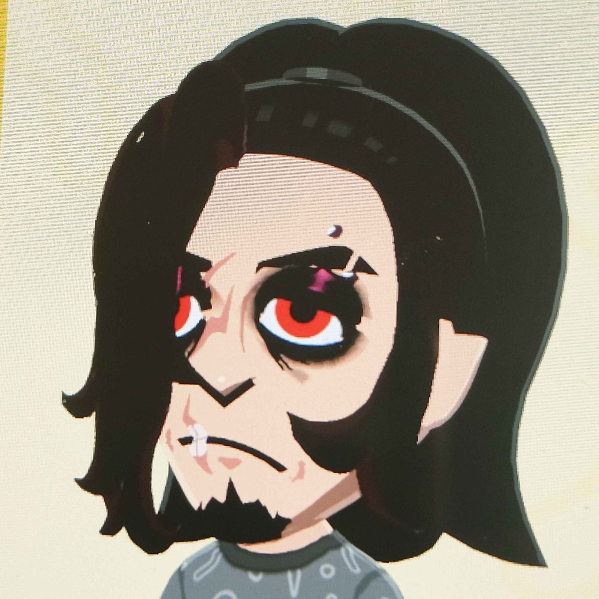 I don't have tomodachi, but a friend of mine did my demon drummer like holy shit