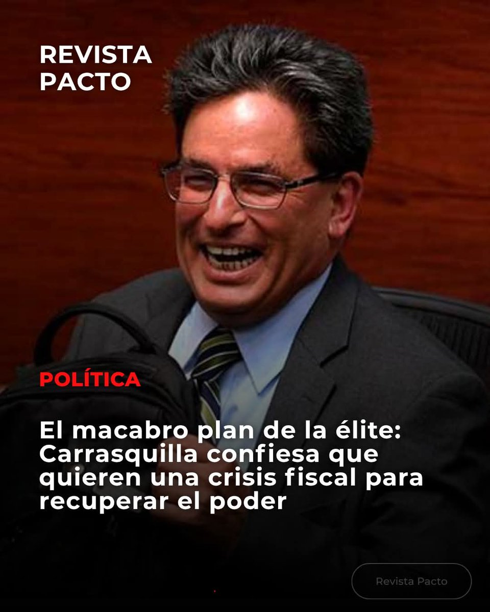 La burda confesión del malvado Alberto Carrasquilla "un sustico fiscal sería bueno".

¿Ya ven por dónde va el gerente del <a href="/BancoRepublica/">Banco República 🇨🇴</a> y los codirectores afines del Centro Demoníaco?