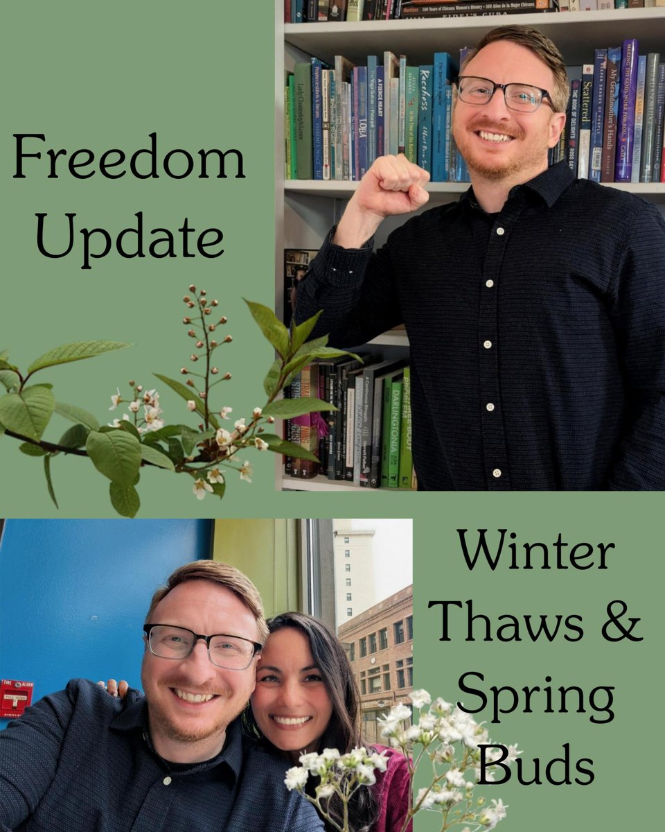 FreePandK's tweet photo. New post up on our site!
"Freedom update: Winter Thaws and Spring Buds."

check it out-
https://t.co/zgnlKQhfPW https://t.co/0Z3PZzE3zW